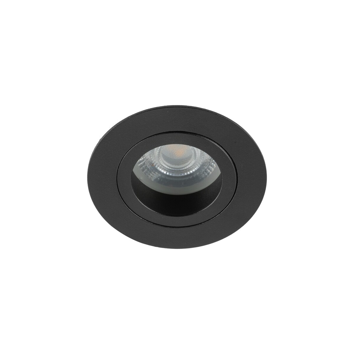 Oprawa wpuszczana łazienkowa TK Lighting AURA BLACK GU10 IP65 czarna ruchoma 230V 10571