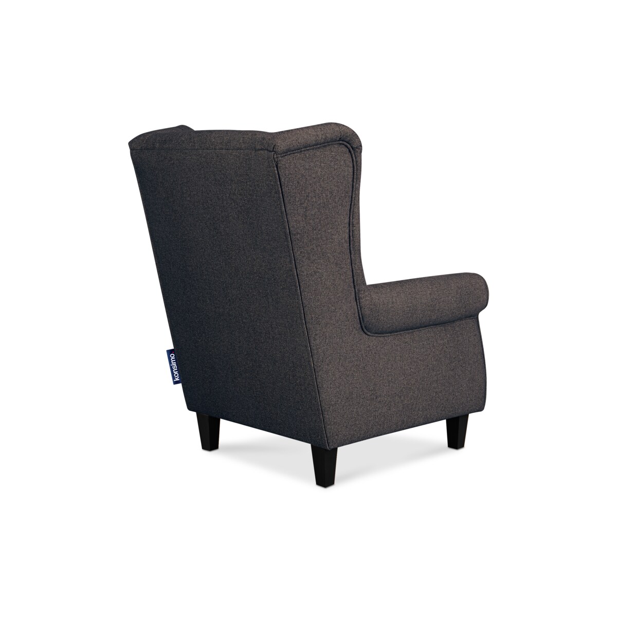 KONSIMO MILES Fotel, kolor niebieski zielony