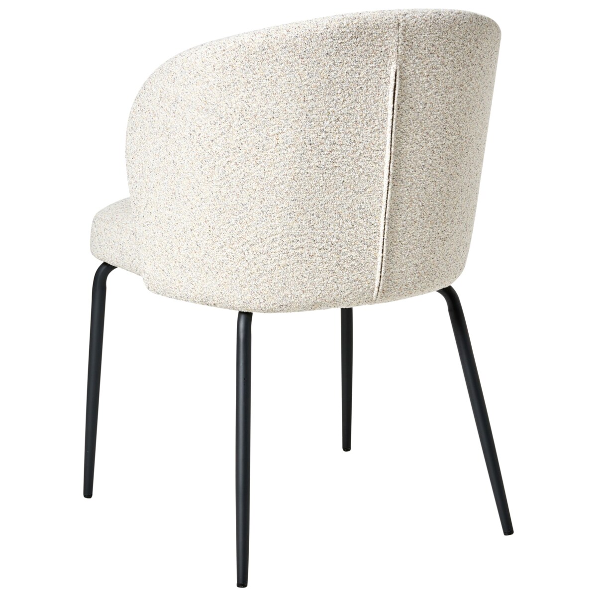 Zestaw 2 krzeseł do jadalni ZANA Boucle Jasnobeżowy