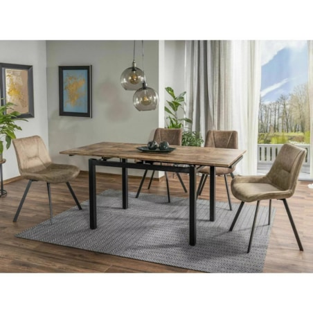 Krzesło tapicerowane LINK beżowe