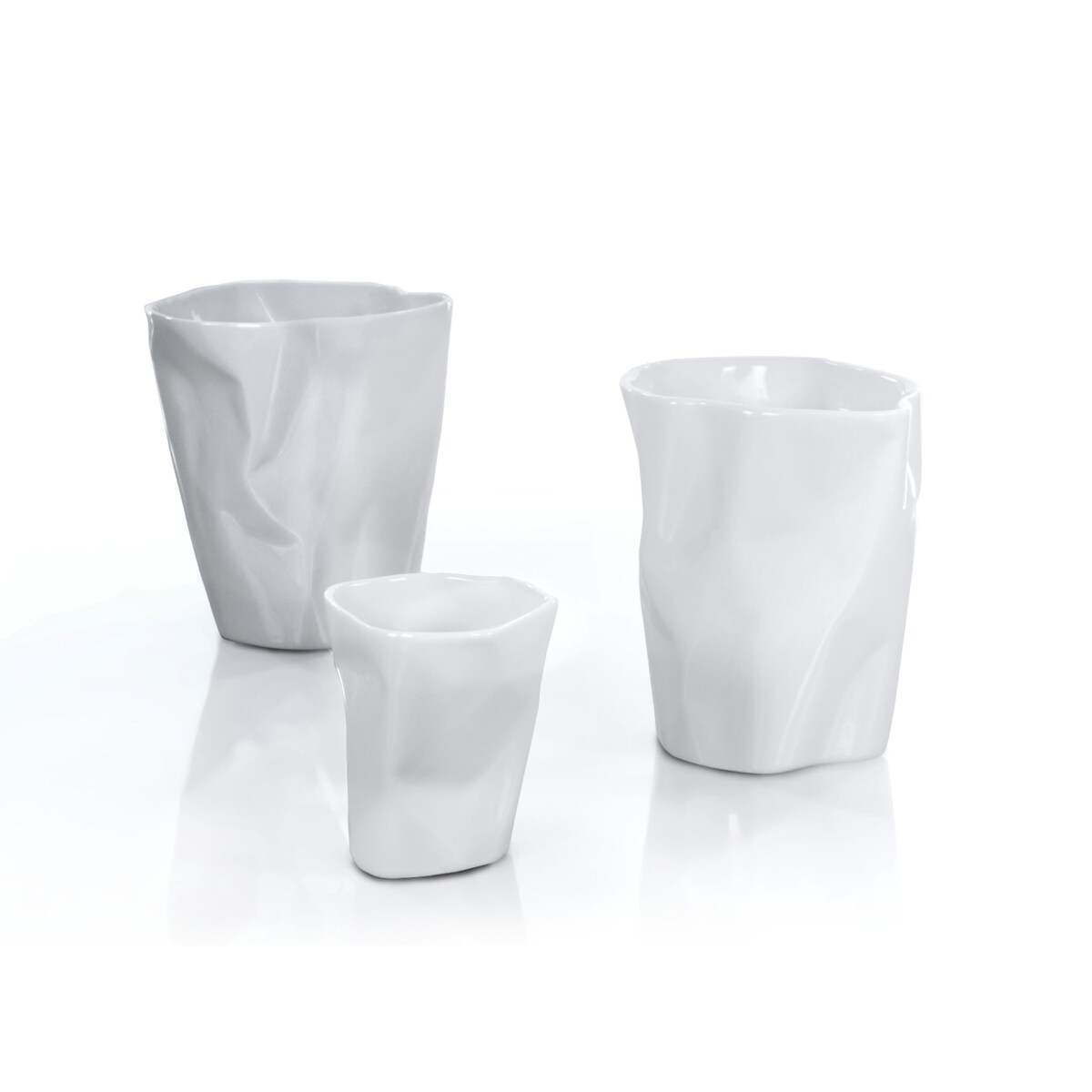 Kubek Pogięty mały 110 ml biały CD01