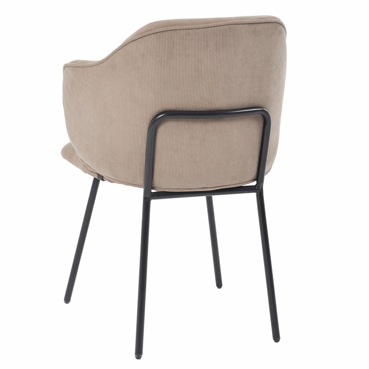 Krzesło z sztruksu tapicerowane DALIA welurowe JUMI