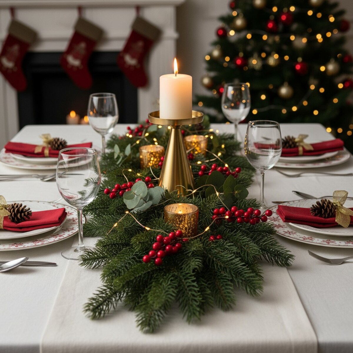 Świecznik dekoracyjny, złoty, 17 cm