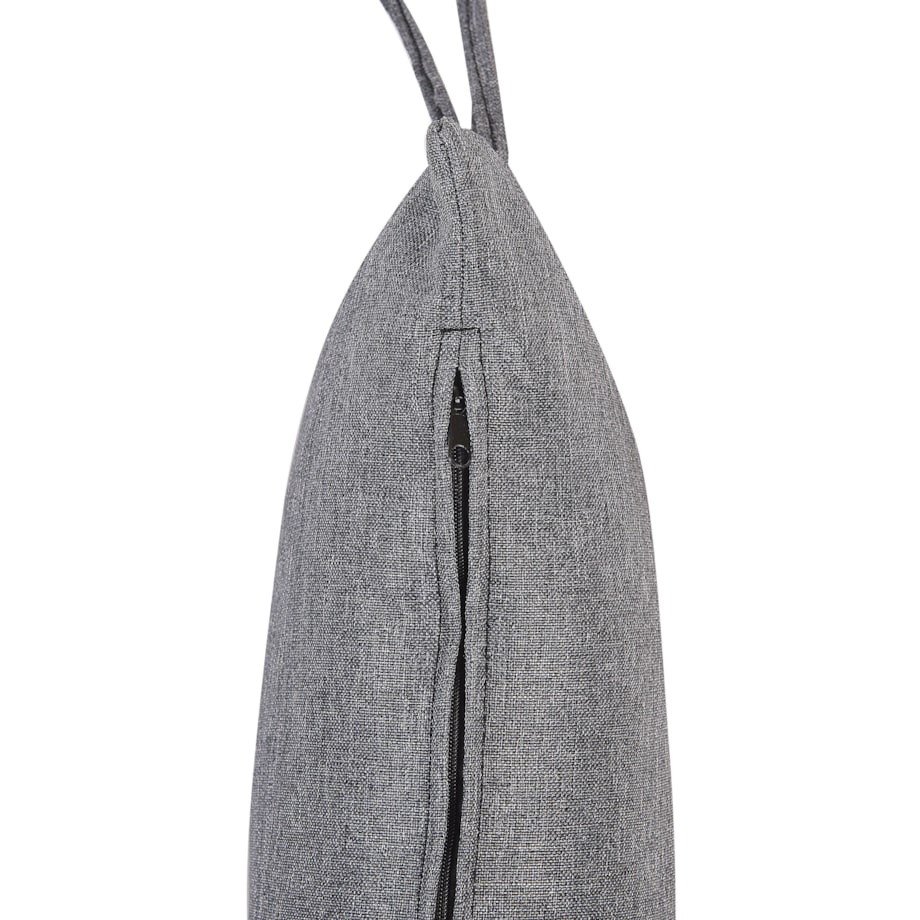 Fotel wiszący ze stojakiem ASPIO Technorattan Czarny