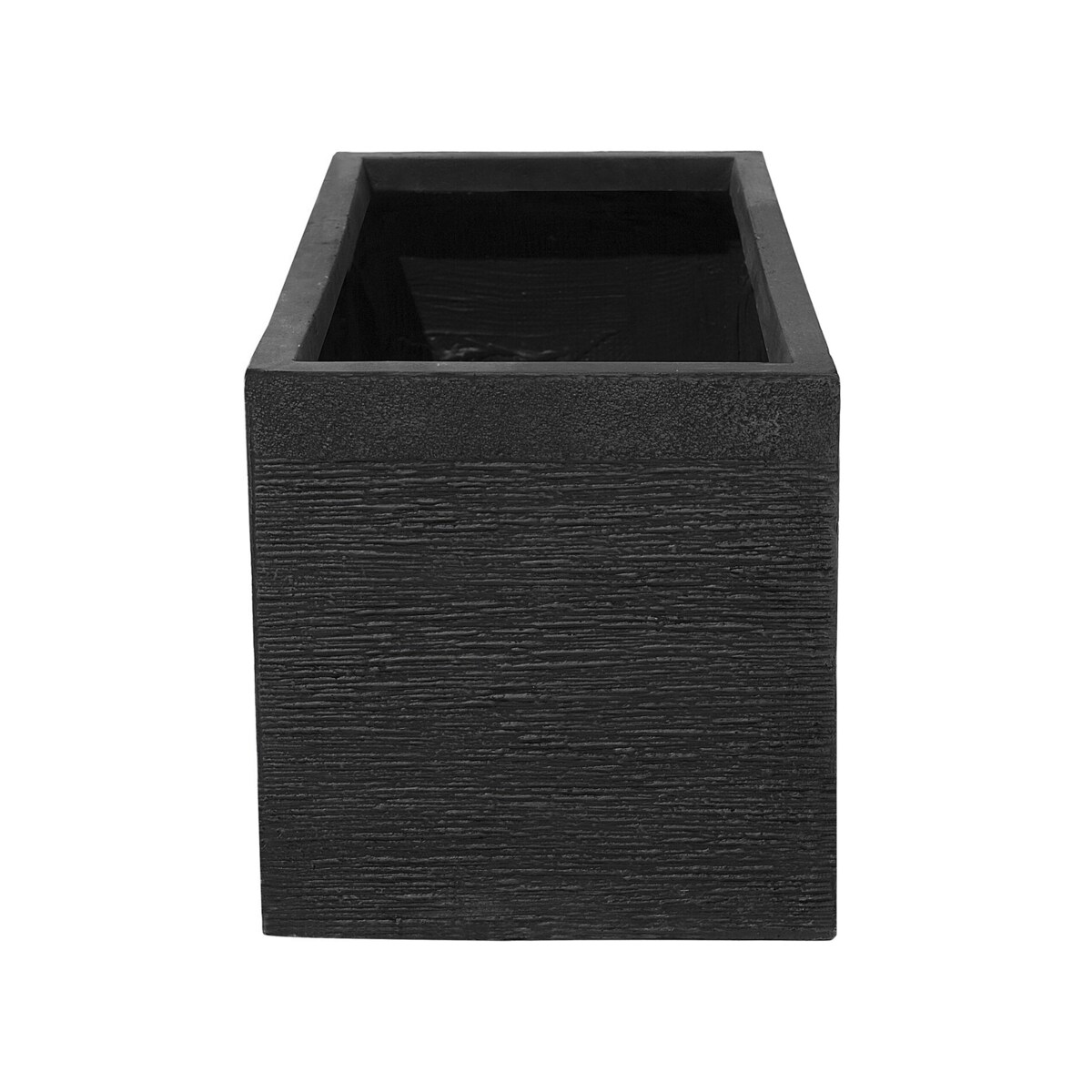 Doniczka 50 x 23 x 24 cm czarna MYRA