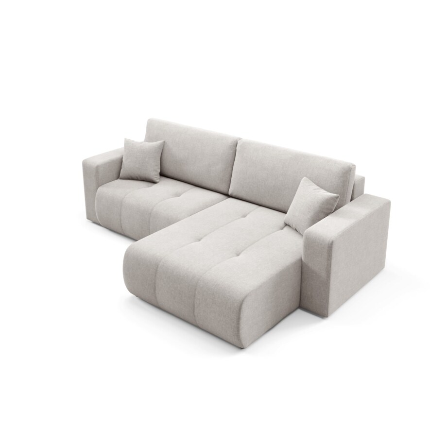 Narożnik MOLINIO L z funkcją spania z pojemnik na pościel Kolor: Wind 84