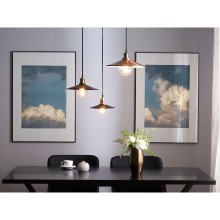 Lampa wisząca metalowa czarna SWIFT