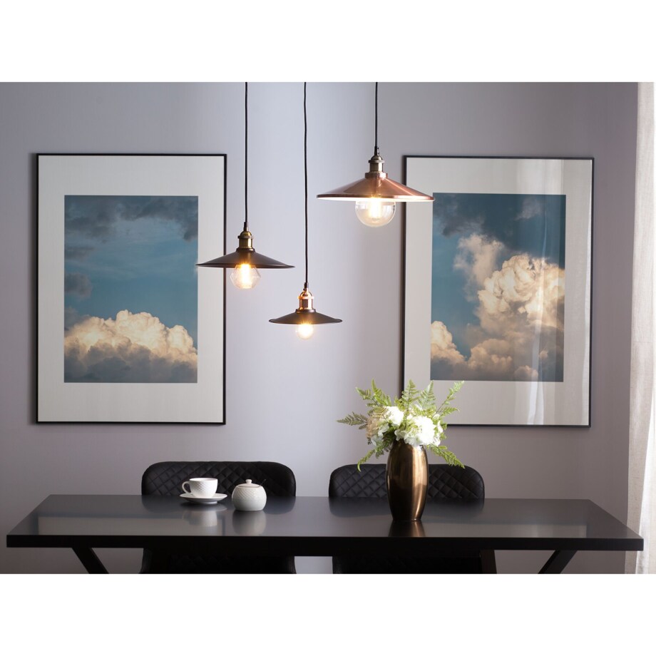 Lampa wisząca metalowa czarna SWIFT