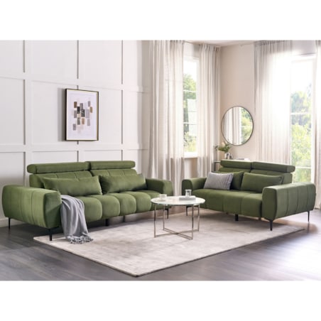 Sofa 2-osobowa zielona VEGAMO