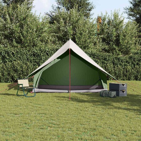 vidaXL Namioty z dachem Zielony 256 x 266 x 185 cm Poliester