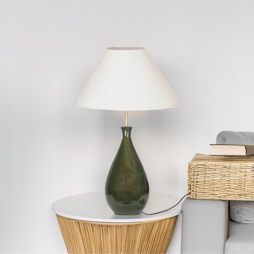LAMPA STOŁOWA BIURKOWA NOCNA E27 ZIELONA PODŁOGOWA 60cm do salonu sypialni