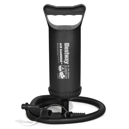 Materac dmuchany Bestway dwuosobowy 203x152x22 cm z pompką tłokową i poduszkami