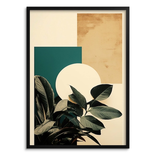 Nowoczesny Plakat ścienny Obraz na ścianę do salonu biura Geometria