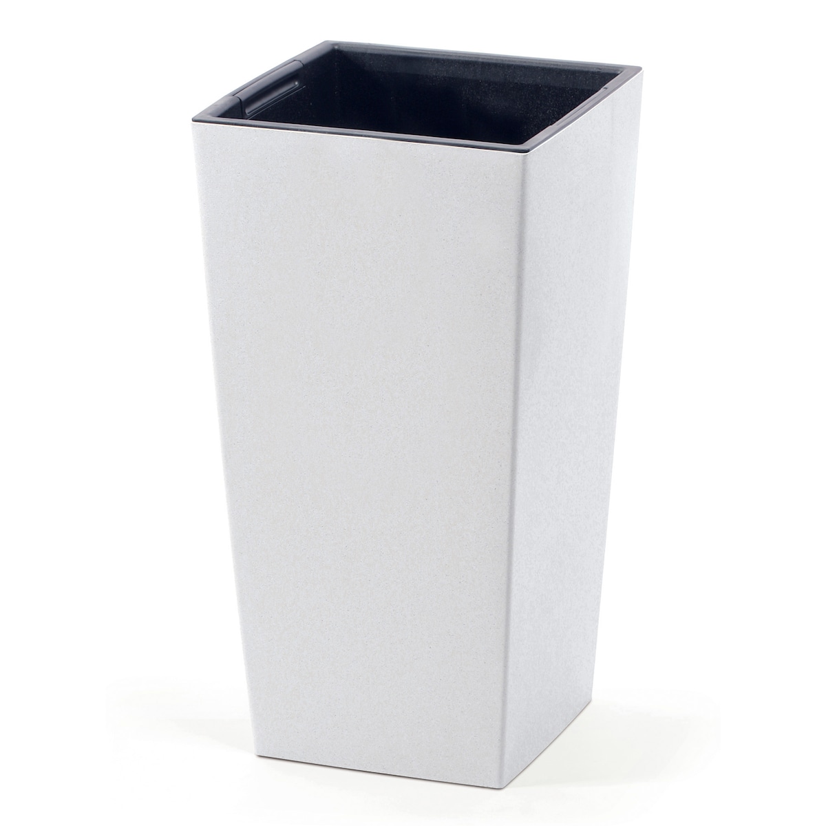 Donica Doniczka Ogrodowa 19,5 Cm Na Taras Do Ogrodu Domu Eco Wood Biała