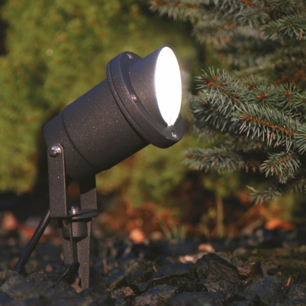 Reflektor ogrodowy Bush 3401 gruntowa lampa regulowana grafitowa, Nowodvorski