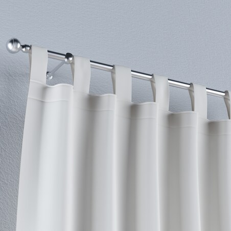 Zasłona na szelkach 1 szt. 130x260 satynowa biel