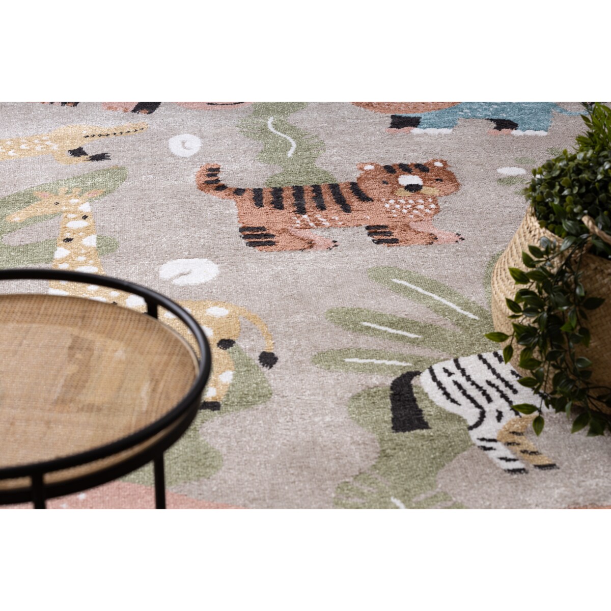 Dywan FUN Africa dla dzieci, zwierzęta, 160x220 cm