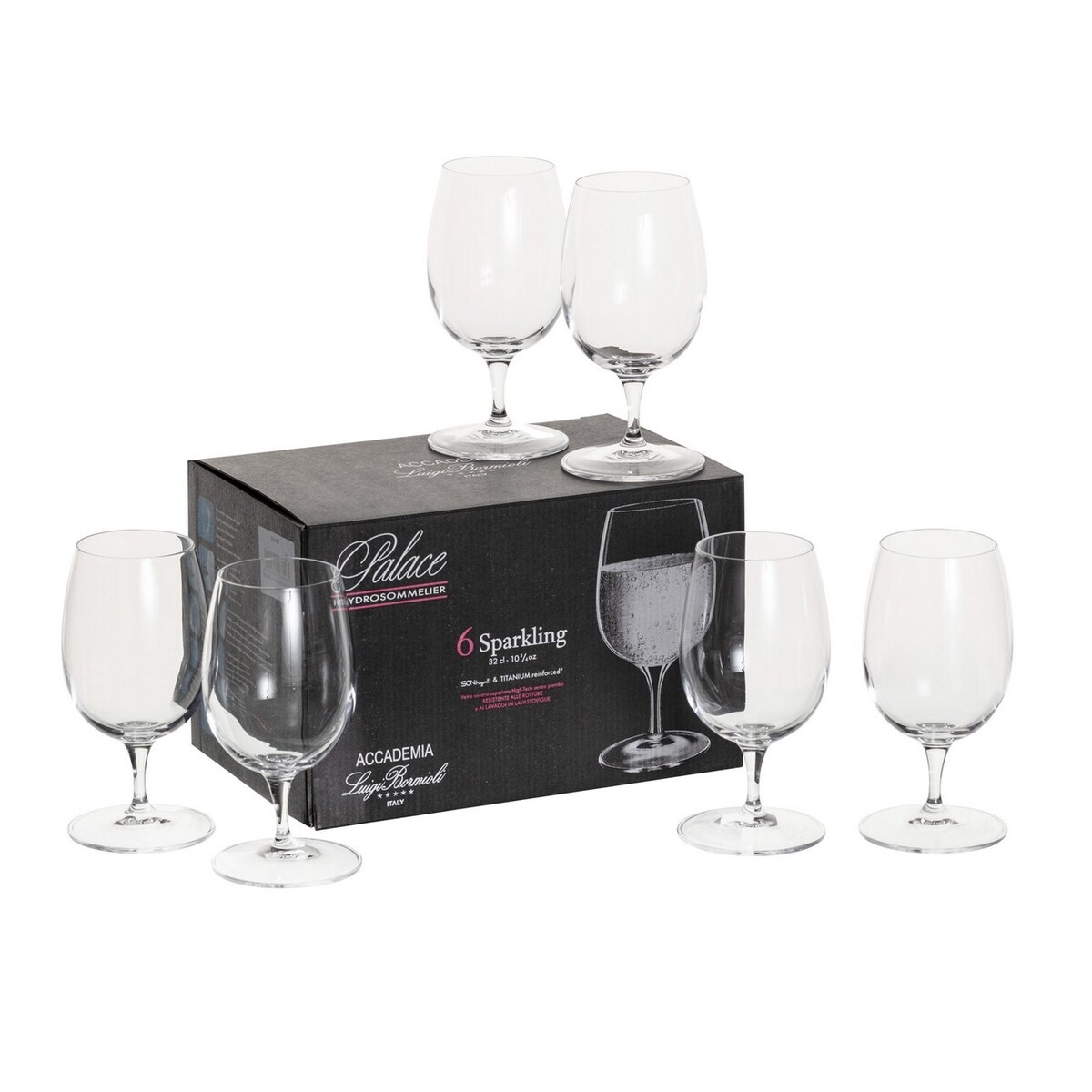 Kieliszki do wody Palazzo 6szt. 320ml, 6 x 7,5 x 15 cm