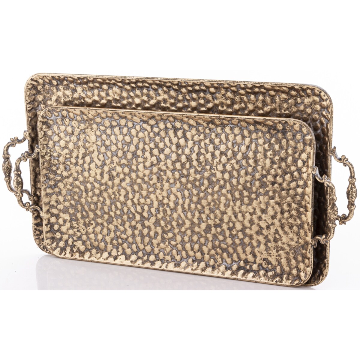 Taca złota ozdobna 2 szt. 57x30 cm RICO