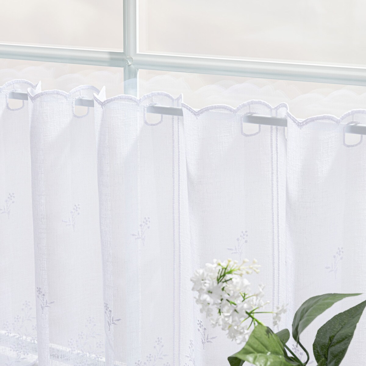 Zazdrostka żakardowa Floral wys. 40 cm na metry 390x0