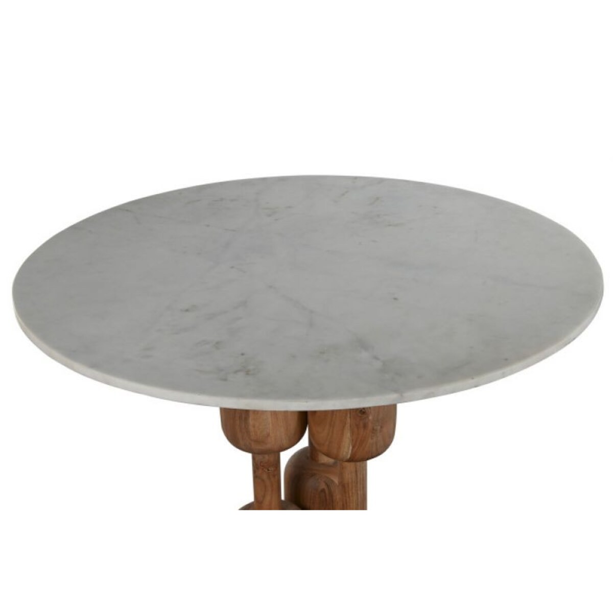 Okrągły stół z marmurowym blatem Ø106 cm MIRABEL