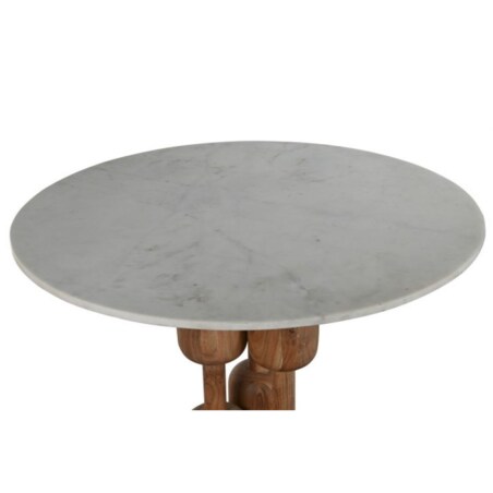Okrągły stół z marmurowym blatem Ø106 cm MIRABEL