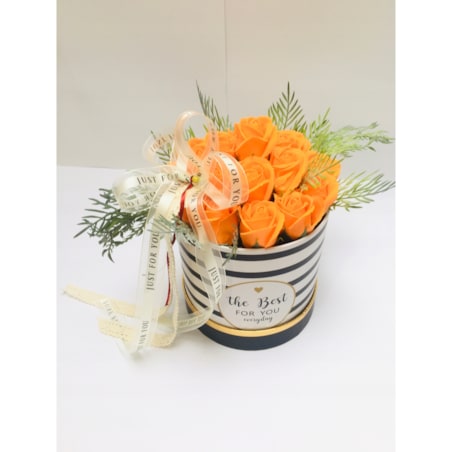 FLOWER BOX DUŻY piękny pachnie kwiaty mydlane na urodziny dzień mamy 18