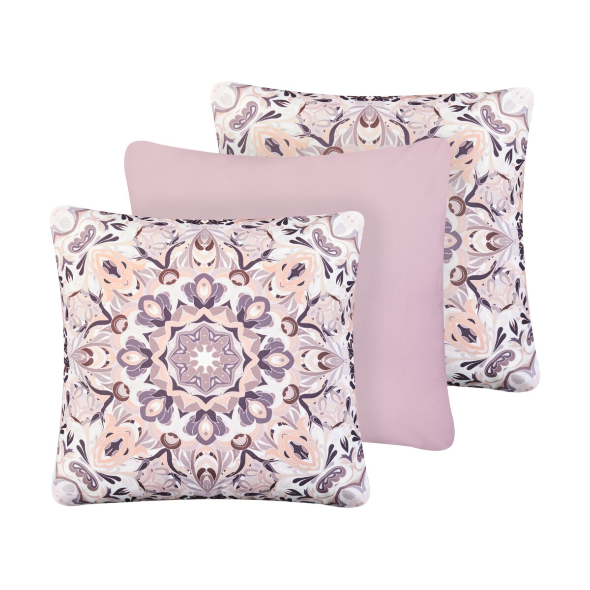 Zestaw 3 poduszek ogrodowych SAMMIT Wzór orientalny 45 x 45 cm Kolorowy