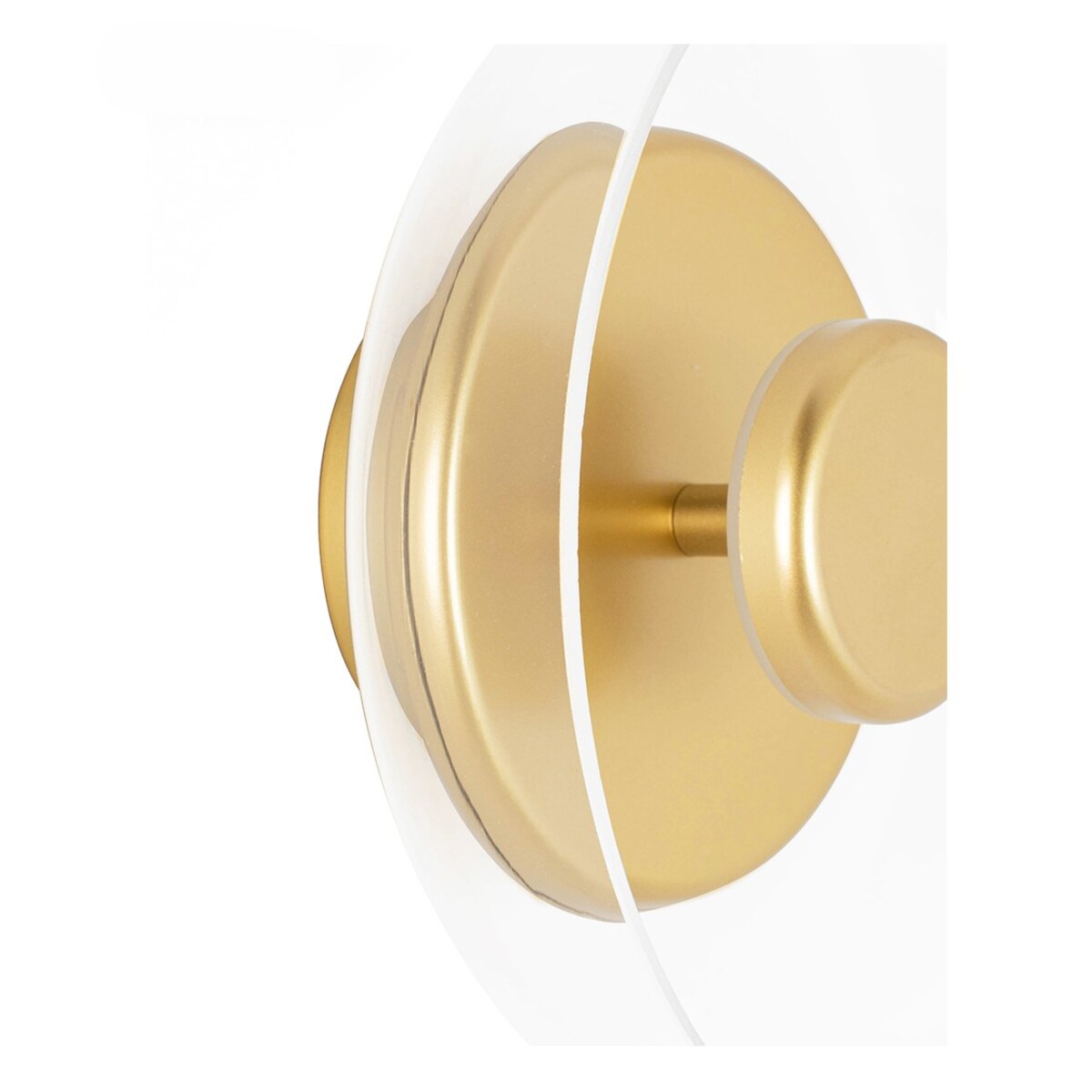 Szklany kinkiet Eden Wall lampa ścienna LED 6,4W 3000K złota