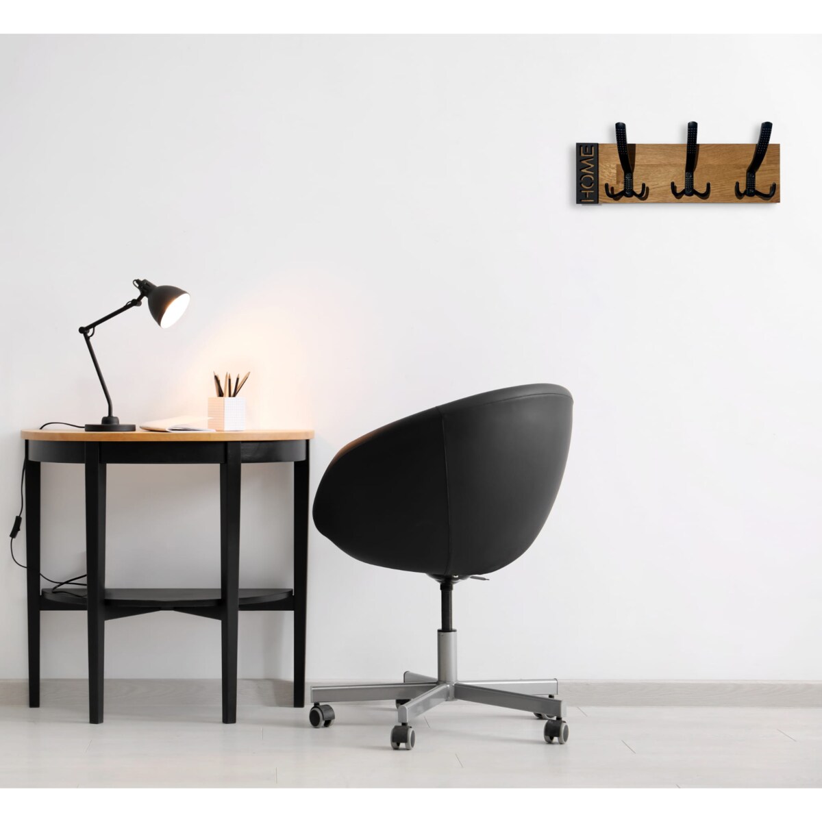 Wieszak ścienny na ubrania Modern Oak 40cm