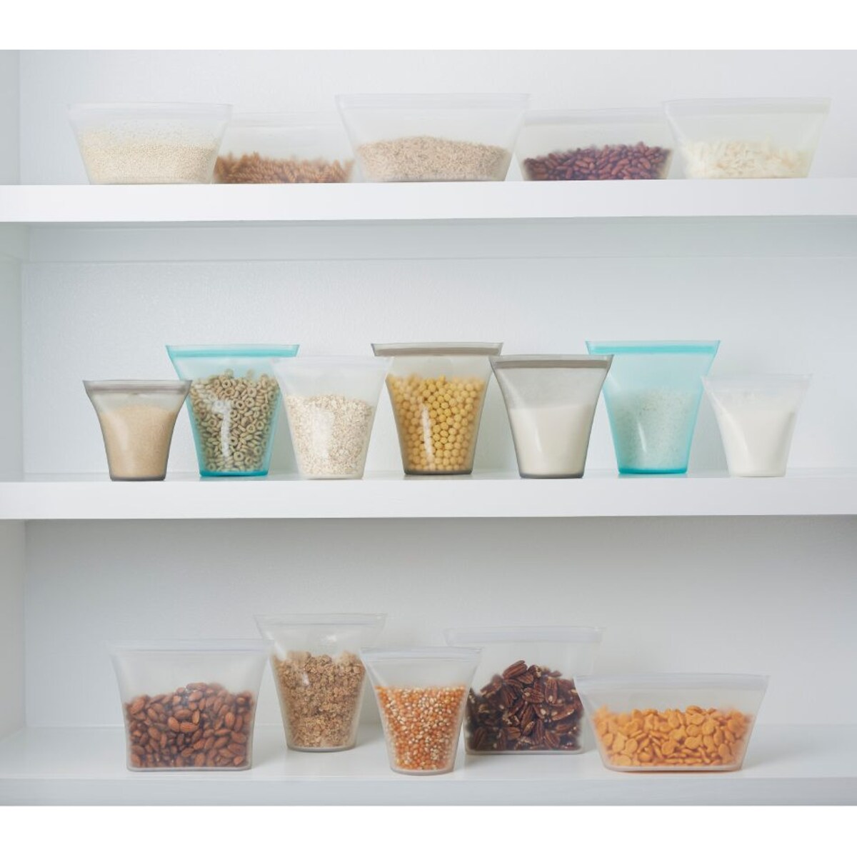 Torebka na przekąski Teal, Zip Top