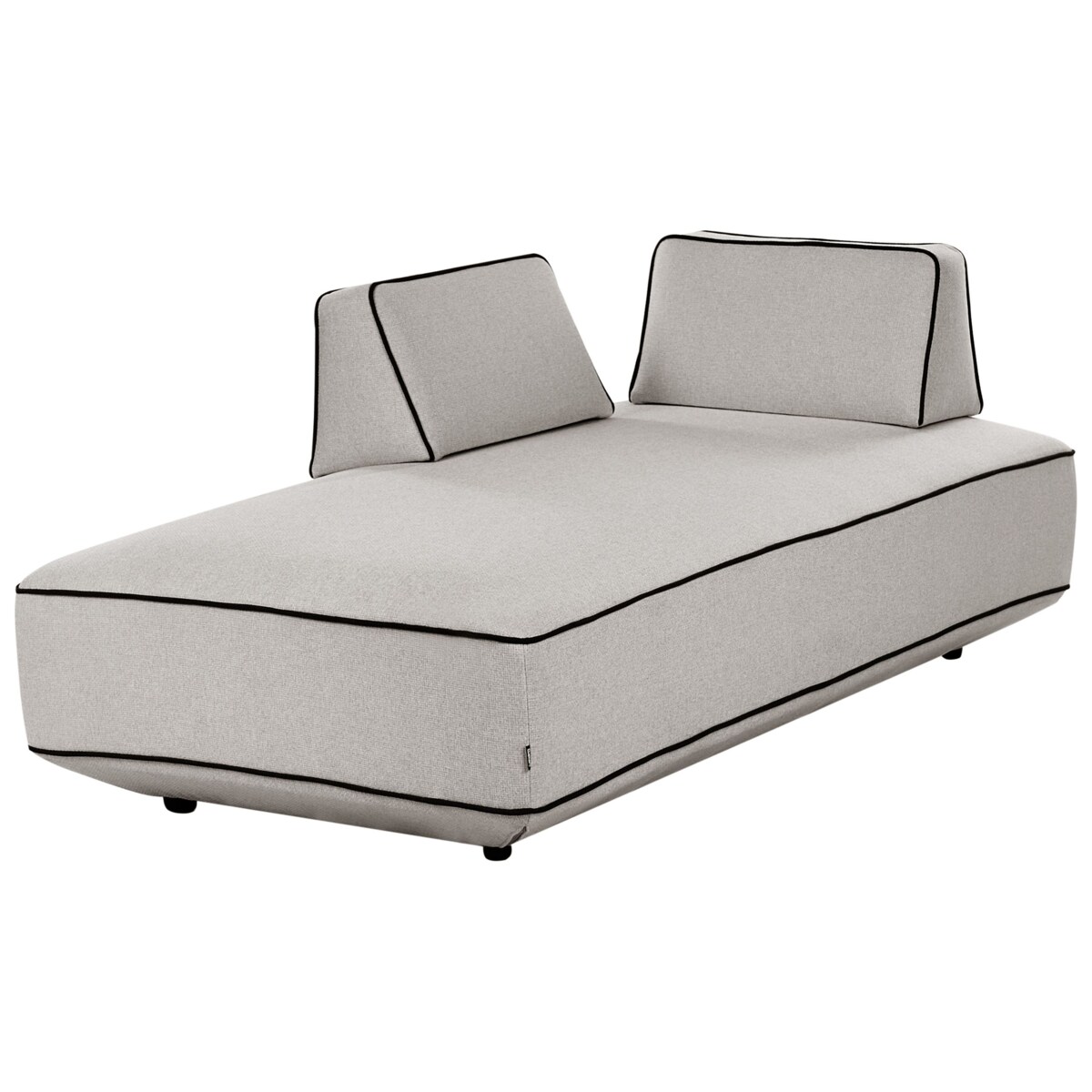 Szezlong SEILLANS Jasnoszary