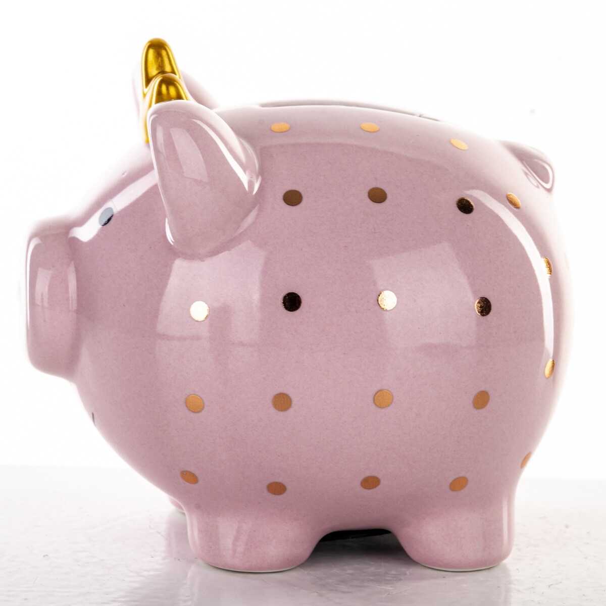 Skarbonka ceramiczna - 11x11x9 cm świnka PIGGY