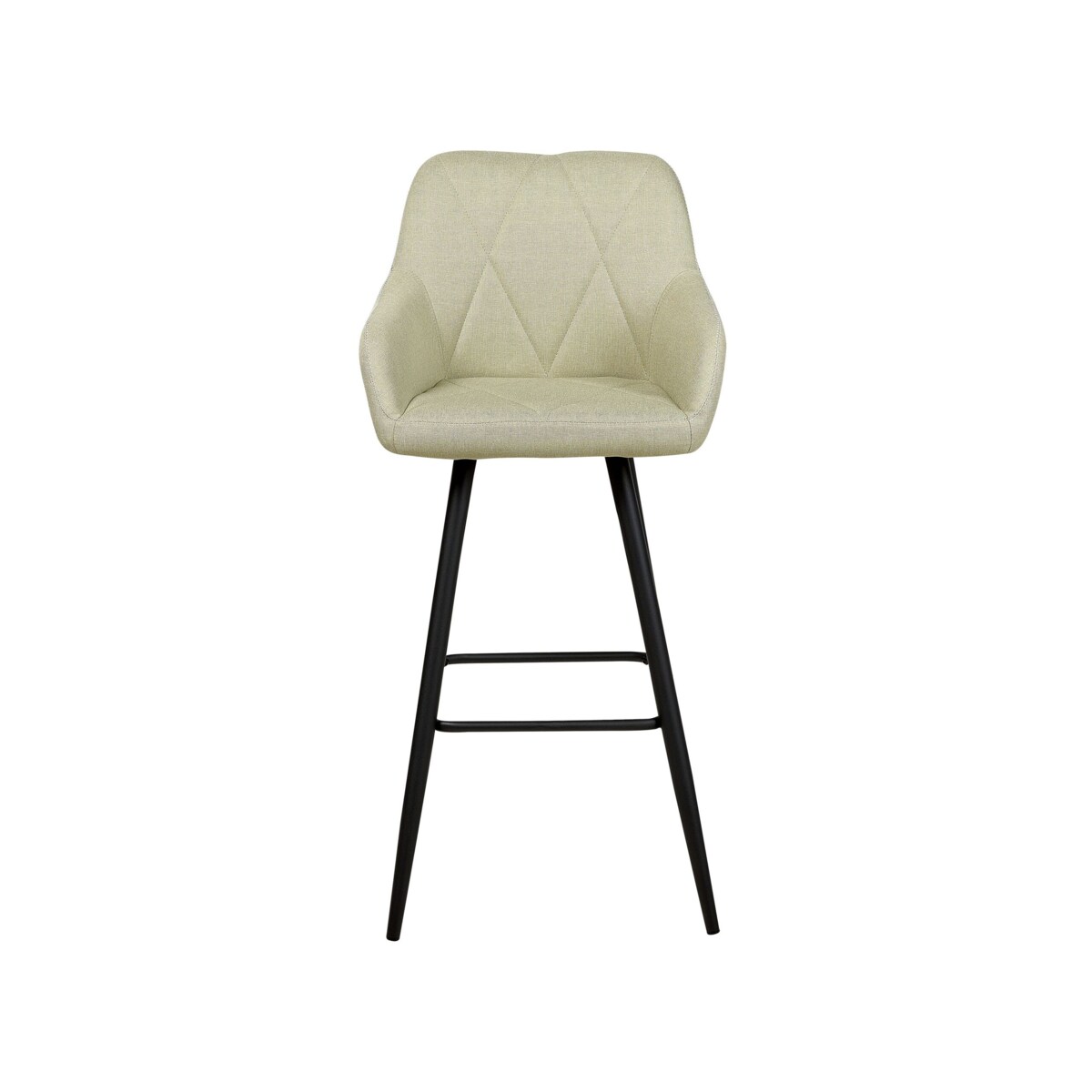 Zestaw 2 krzeseł barowych jasnozielony DARIEN