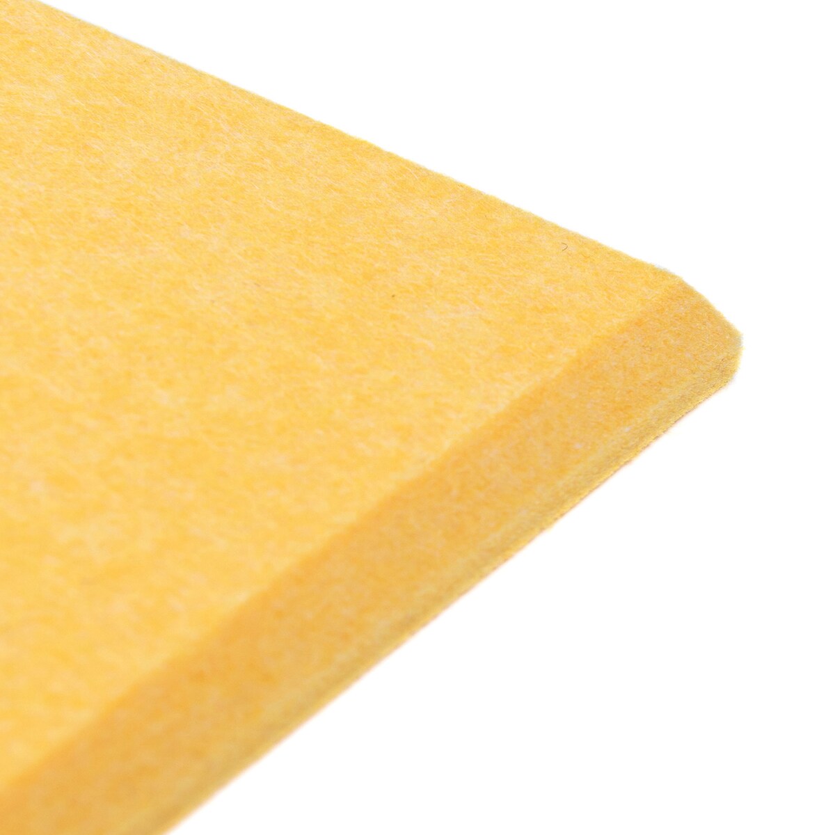 Zestaw 2 szt panel filcowy Felly 40x40 cm płytka kwadrat gładki żółty