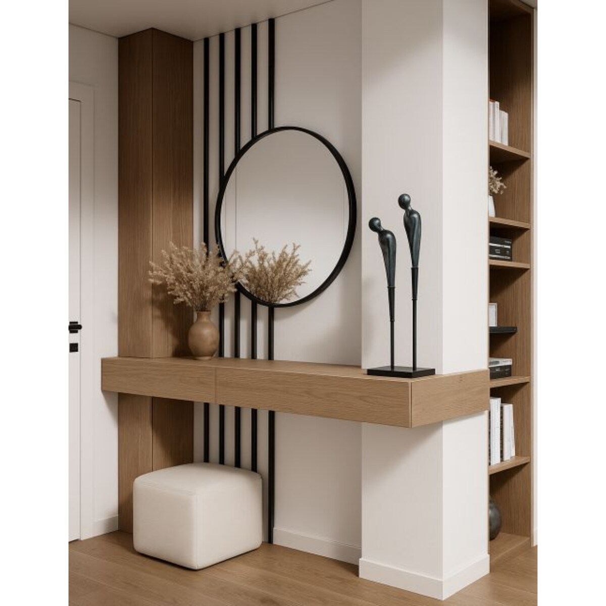 FIGURKA DEKORACYJNA DUOLI SZARA