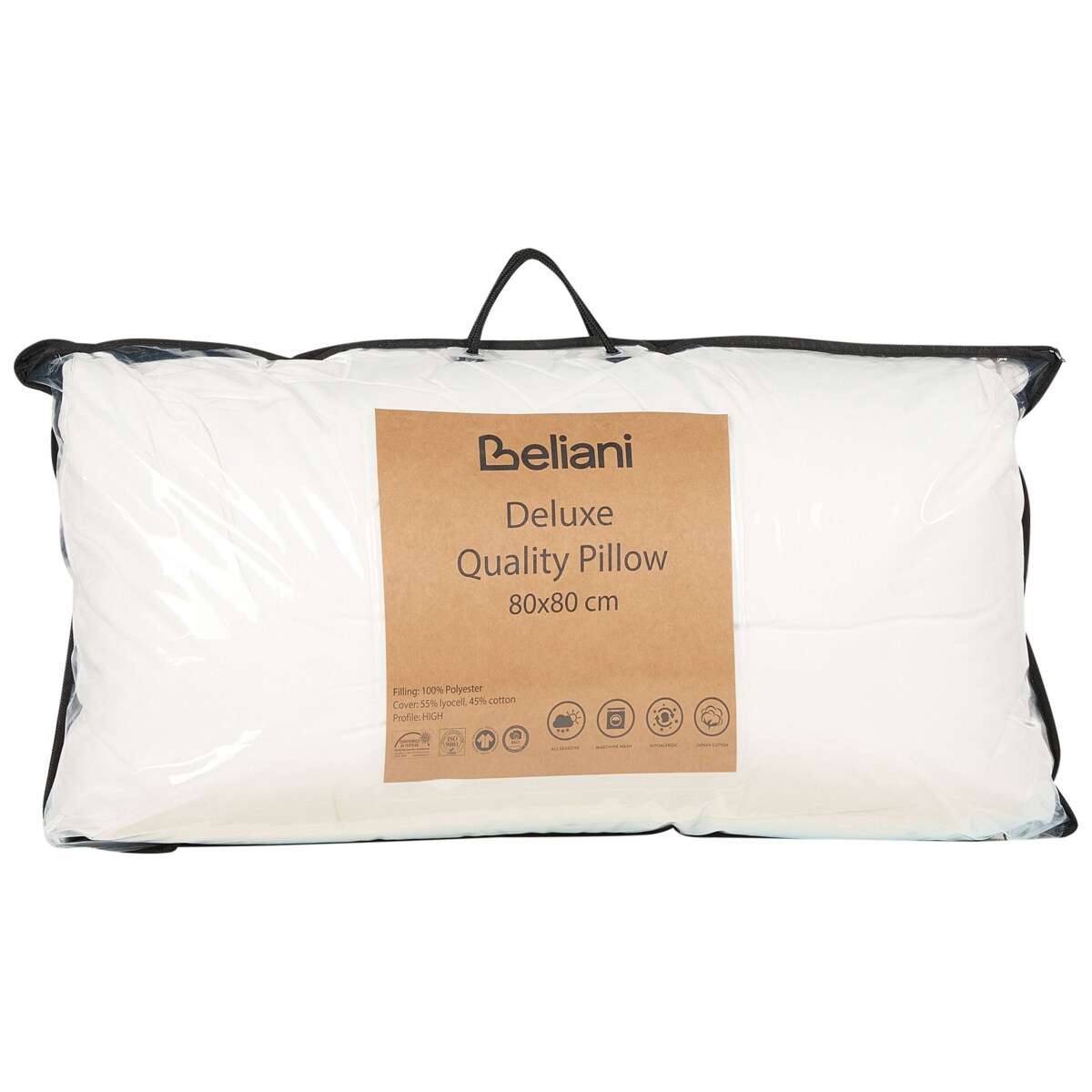 Poduszka poliestrowa wysoka 80 x 80 cm HUANGSHAN