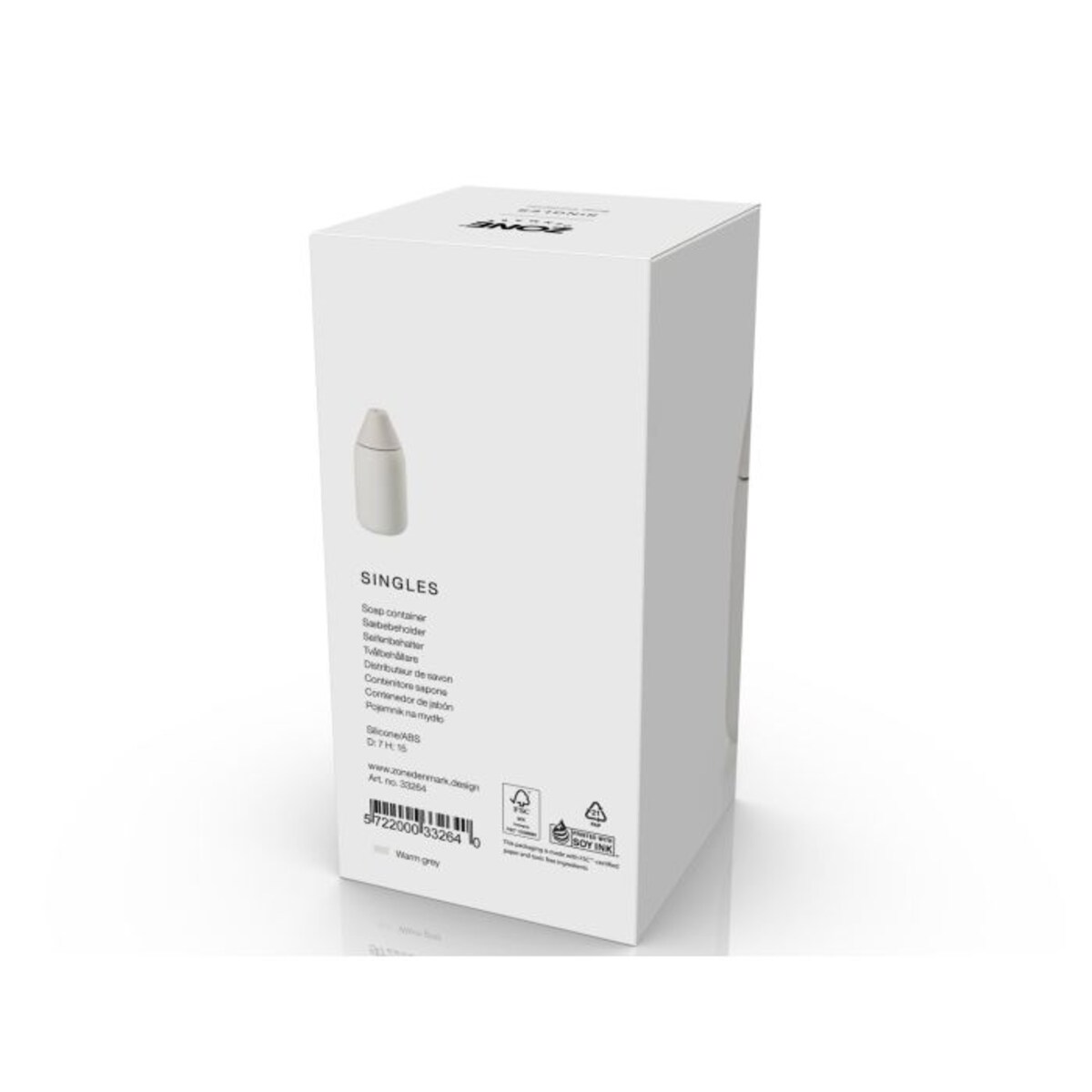 Dozownik do mydła Singles 300 ml Warm Grey 33264