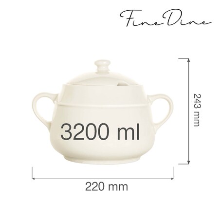 Waza do zupy Crema 3200 ml