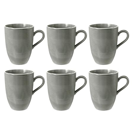 SELTMANN BEAT COLOR GLAZE Zestaw 6 kubków z uchwytem 350 ml