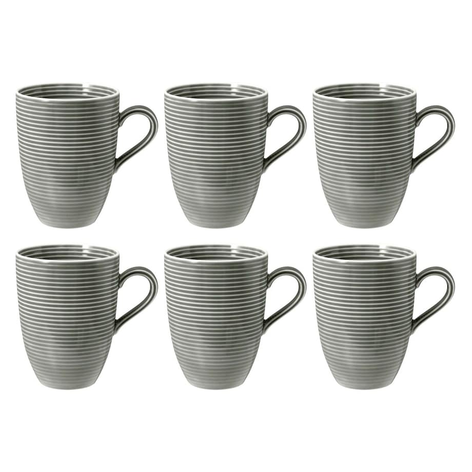 SELTMANN BEAT COLOR GLAZE Zestaw 6 kubków z uchwytem 350 ml