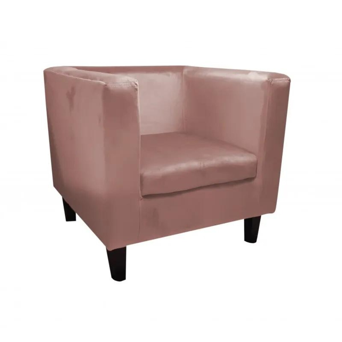 Fotel GRON VELVET różowy