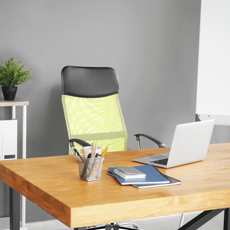 OBROTOWY FOTEL DO BIURKA Z SIATKÄ„ MESH W KOLORZE ZIELONYM