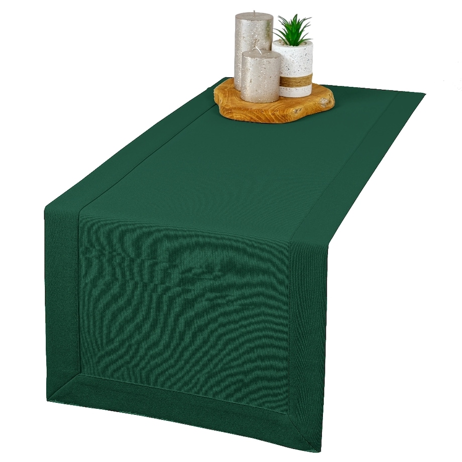 Bieżnik Maxima ciemnozielony (6719) O5 - 40x240 cm - zielony