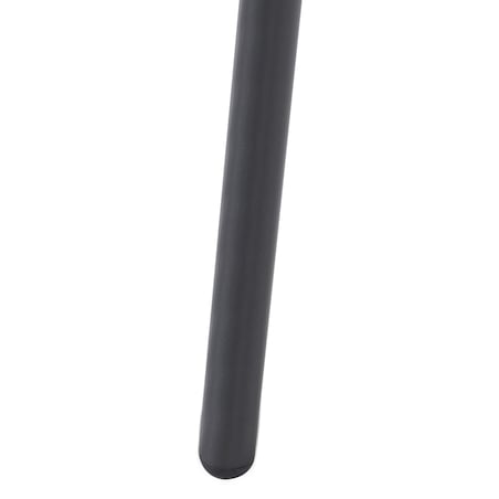 Zestaw 2 krzeseł ogrodowych AGEROLA Metal Czarny