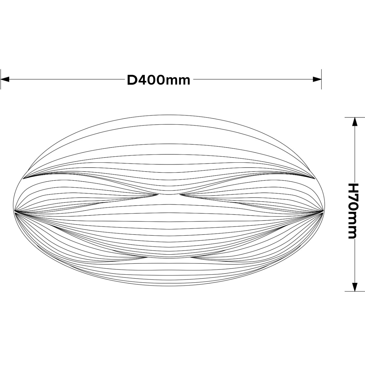 Plafon Light Prestige Moluna biały LED 4000K 1 szt.