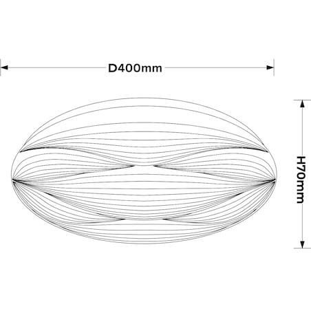 Plafon Light Prestige Moluna biały LED 4000K 1 szt.