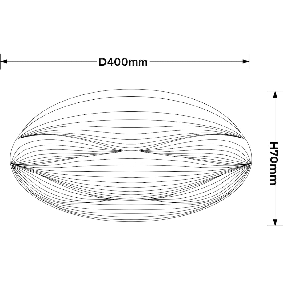 Plafon Light Prestige Moluna biały LED 4000K 1 szt.