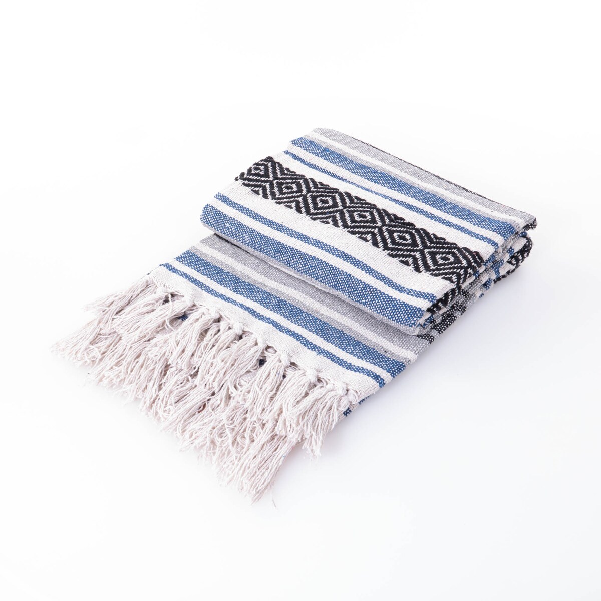 Ręcznik plażowy z frędzlami, 130 x 180 cm