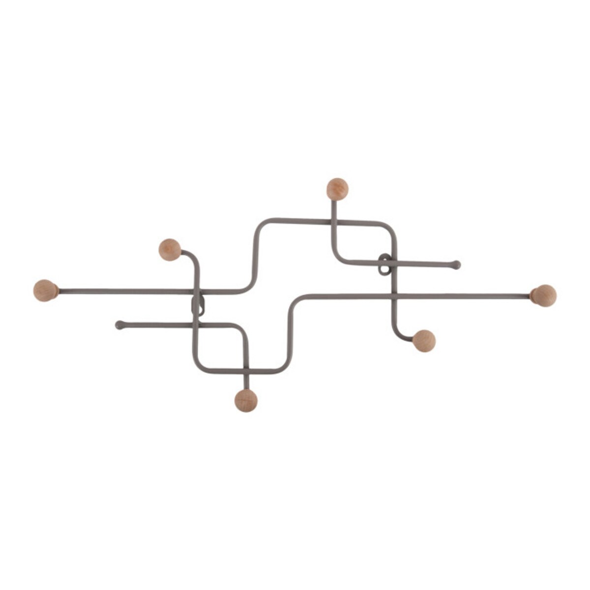 Wieszak ścienny do przedpokoju METRO, 26,5 x 4 cm